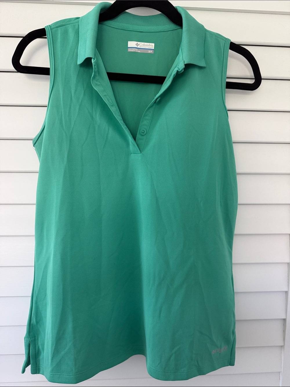 Columbia Women’s Sleeveless Polo Tank - Mint Green